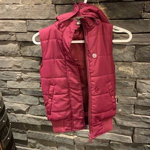 Cute vest for fall / spring with faux fur